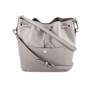 MICHAEL KORS SAFFIANO LEATHER BUCKET BAG- practically new!!!